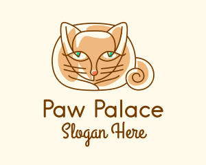 Siamese Cat Pet logo