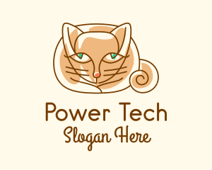 Siamese Cat Pet logo