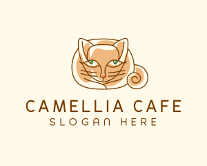 Siamese Cat Pet logo design