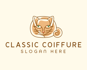 Siamese Cat Pet logo design