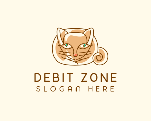 Siamese Cat Pet logo design