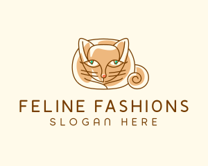 Siamese Cat Pet logo