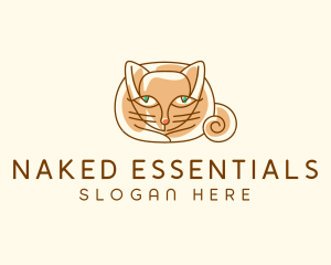 Siamese Cat Pet logo design