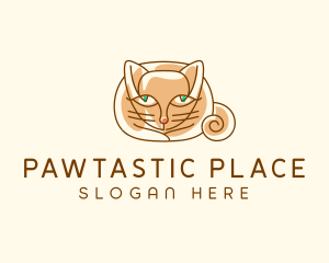 Siamese Cat Pet logo