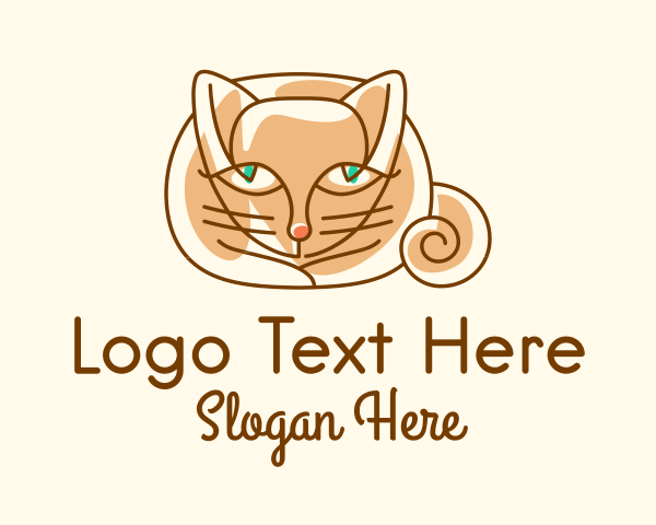 Cat logo example 4