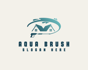 Home Cleaning Power Washer logo design