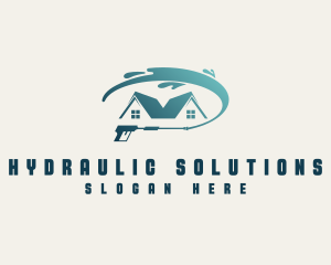 Home Cleaning Power Washer logo design