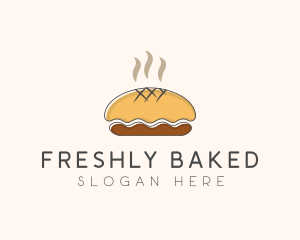 Hot Brown Pie logo design