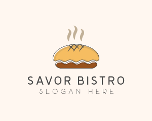 Hot Brown Pie logo design