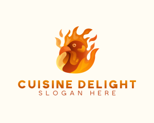 Chicken Barbeque Grill logo design