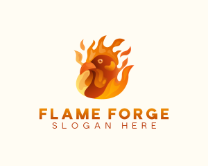 Chicken Barbeque Grill logo design