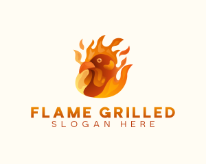 Chicken Barbeque Grill logo design