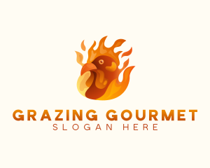 Chicken Barbeque Grill logo design