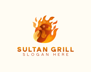 Chicken Barbeque Grill logo design