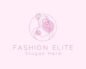 Wellness Beauty Woman Model logo