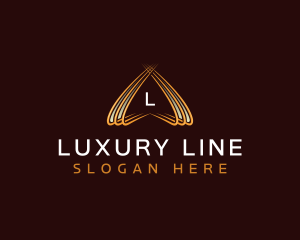 Luxury Pyramid Business logo design