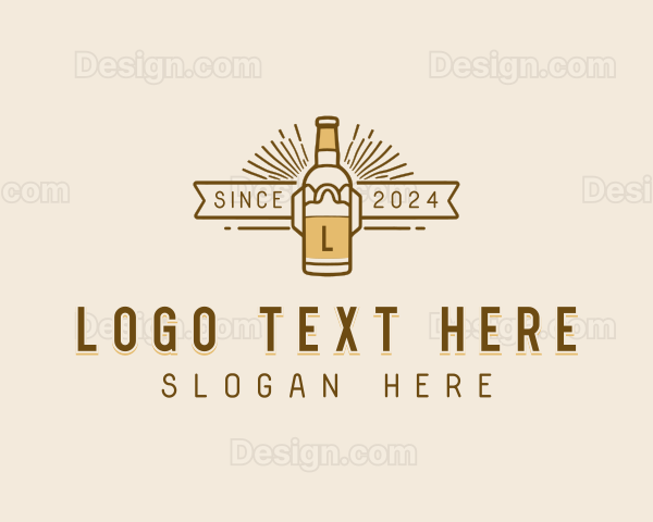 Liquor Beer Brewery Logo