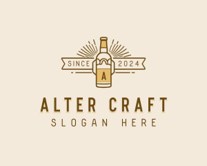 Liquor Beer Brewery logo design