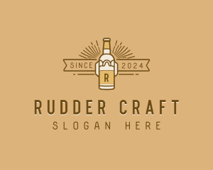 Liquor Beer Brewery logo design