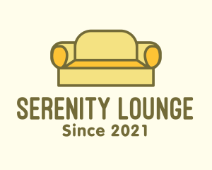 Yellow Sofa Couch logo design