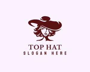 Fashion Lady Hat logo design