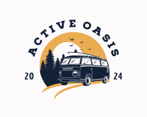 Outdoor Camper Van logo design