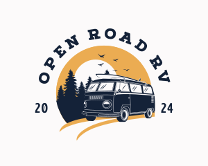 Outdoor Camper Van logo design