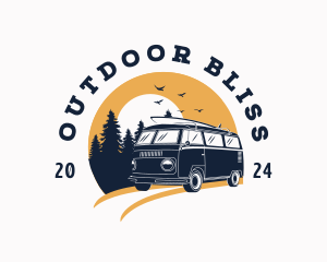 Outdoor Camper Van logo design