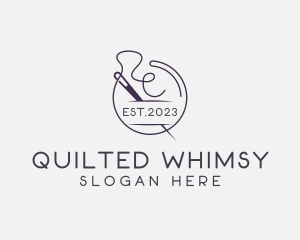 Fashion Tailoring Thread Needle logo