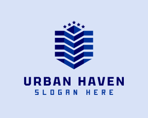 Urban Skyscraper Tower logo design