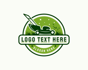 Grass Lawn Mower Cutter logo