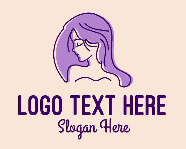 Purple logo example 3