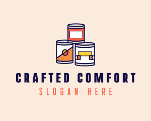 Canned Processed Food logo design