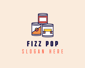 Canned Processed Food logo design