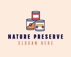 Canned Processed Food logo design