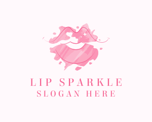 Feminine Lips Makeup  logo design