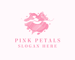 Feminine Lips Makeup  logo design