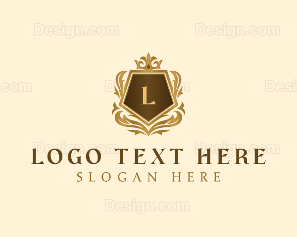 Pentagon Luxury Crest Logo