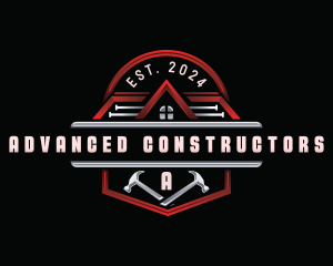 Roofing Contractor Renovation logo design