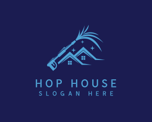 House Pressure Washer logo design