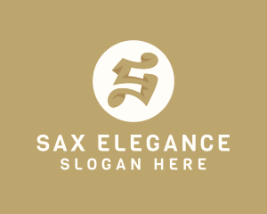 Elegant Brown Letter S logo design