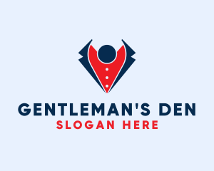 Gentleman Suit Map logo design