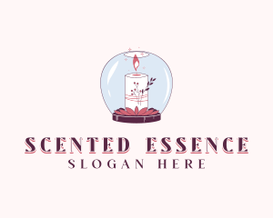 Scented Candle Aromatherapy  logo design