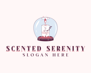 Scented Candle Aromatherapy  logo design