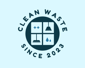 Clean Housekeeping Window logo design