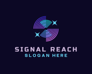 Signal Wave Radar logo design