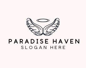 Heavenly Angel Wings logo