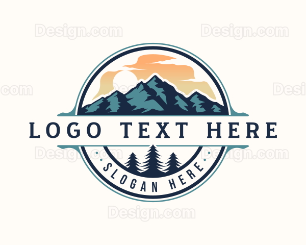 Outdoor Mountain Adventure Logo