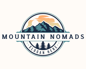 Outdoor Mountain Adventure logo design