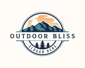 Outdoor Mountain Adventure logo design